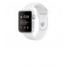 Apple Watch Series 2 - silver aluminum - smart watch with white sport band