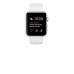 Apple Watch Series 2 - silver aluminum - smart watch with white sport band
