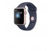 Apple Watch Series 2 - rose gold aluminum - smart watch with midnight blue
