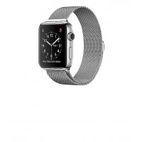 Apple Watch Series 2 - stainless steel - smart watch with silver milanese l