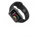 Apple Watch Series 2 - space gray aluminum - smart watch with black sport b